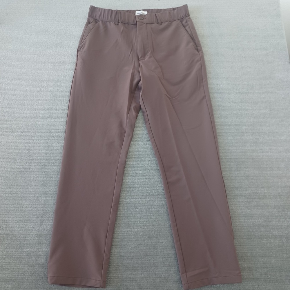 Goodfellow & Co Tech Pants Mens 32x31 Taupe Performance‎ Chino Stretch Golf Prep